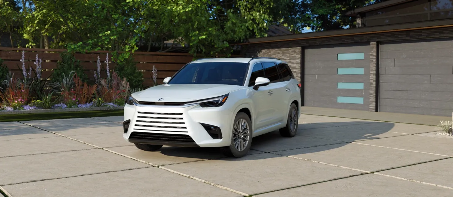 lexus tx in driveway